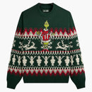 Kith X The Grinch Fair Isle Lewis Crewneck Sweater Stadium