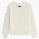 Kith X The Grinch Kids Classic Logo Crewneck Sandrift