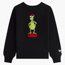 Kith X The Grinch Kids Classic Standing Logo Crewneck Black