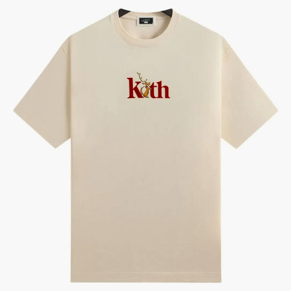 Kith X The Grinch Max Serif Tee Sandrift