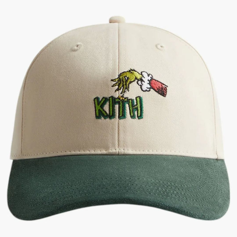 KITH X The Grinch Suede Brim Aaron Cap Sandid