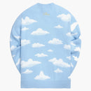 Kith x The Simpsons Cloud Intarsia Svetr modrá