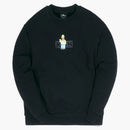 Kith x The Simpsons Homer Box Logo CrewNeck Black
