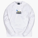 Kith X the Simpsons Marge Box Logo Crewneck White