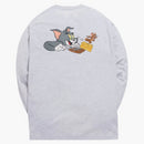 Kith X Tom & Jerry L/s Cheese Tee Light Heather Grey