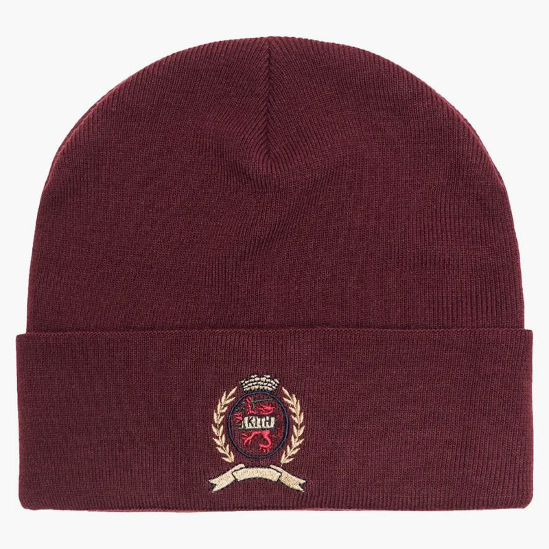 Kith x Tommy Hilfiger Crest Beanie Burgundy