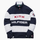 Kith x Tommy Hilfiger Stripe tkaný popover Navy/White