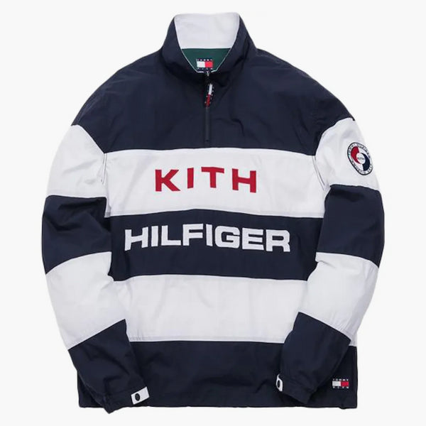Kith X Tommy Hilfiger Stripe Woven Popover Navy/white