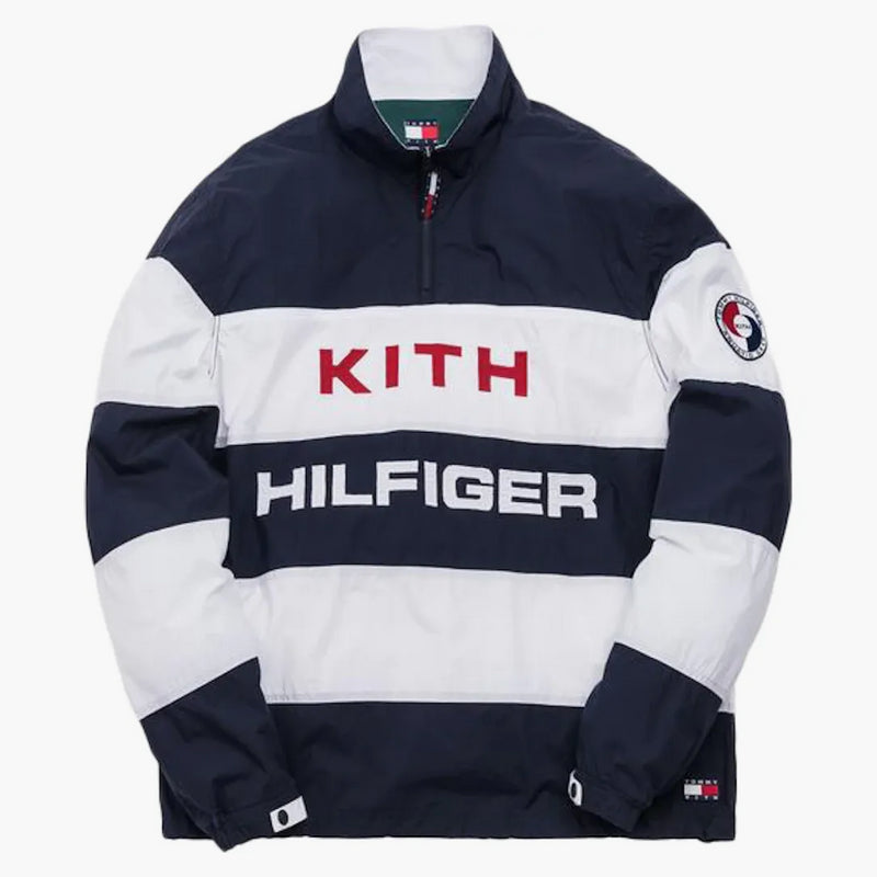 Kith X Tommy Hilfiger Stripe Woven Popover Navy/White