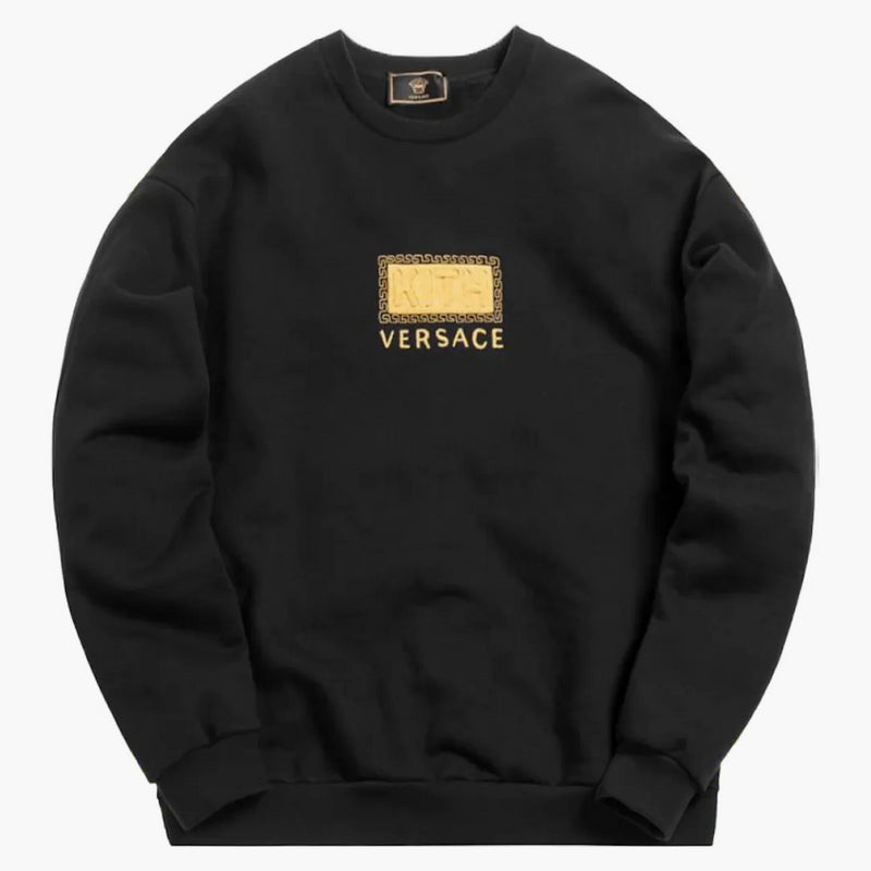 Kith X Versace Greek Key Crewneck Black