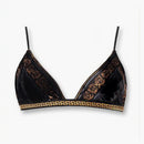 Kith X Versace kvinnors velor bh svart