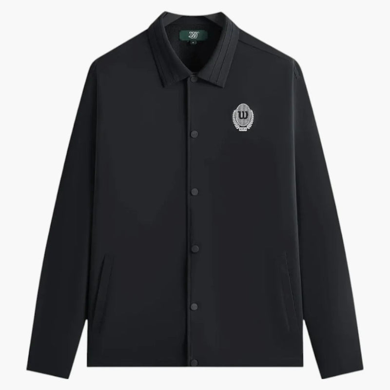 Kith X Wilson Coaches Jacket Black