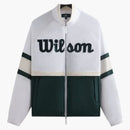 Kith X Wilson Dobby Track Jacket White