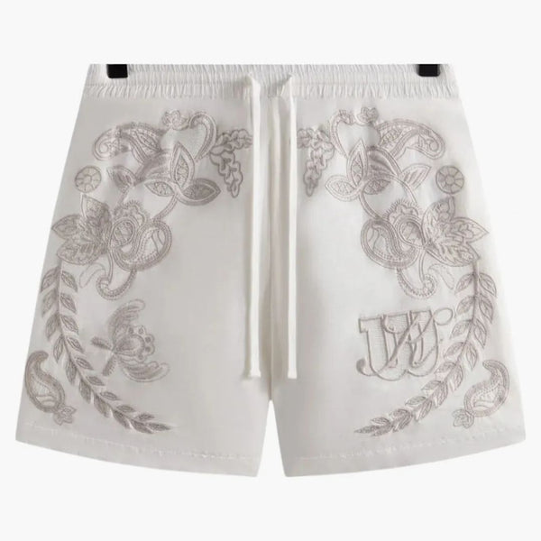 Kith X Wilson Embroidered Mesh Active Short White