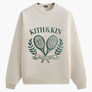 Kith X Wilson Racquet Crew Nelson Crewneck Sandrift