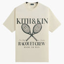 Kith X Wilson Racquet Crew Vintage Tee Sandrift