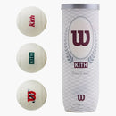 Kith x Wilson Pravidelná služba tenisového míče sada bílá