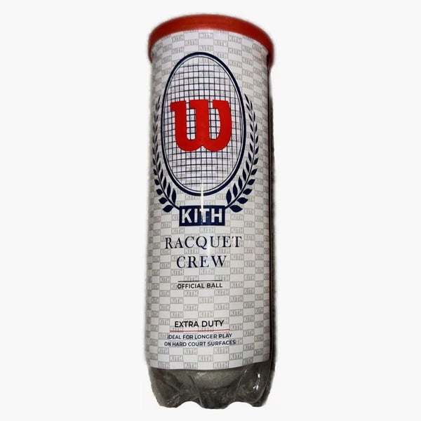 Kith X Wilson Sealed Racquet Crew Tennis Balls White
