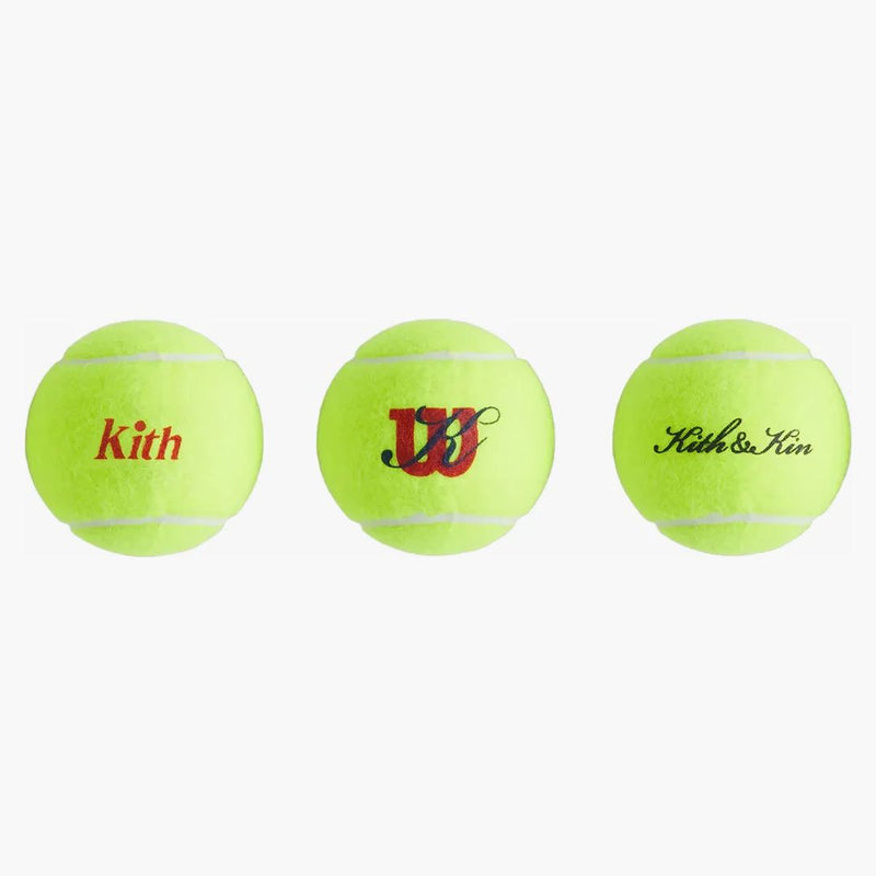 Kith X Wilson Tennis Ball (3 Pack) Yellow