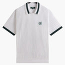 Kith X Wilson V-neck Polo White