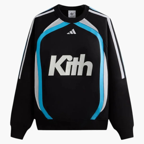 KITH X Adidas Football Crewneck Black