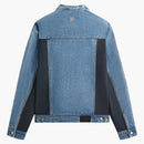 Kith X Adidas Football Denim Jacket Blue