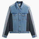 Kith X Adidas Football Denim Jacket Blue