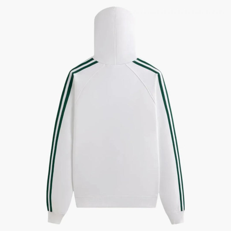 Kith X adidas fotbolls hoodie vit