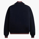 Kith X Adidas Football Knit Full-zip Jacket Legend Ink