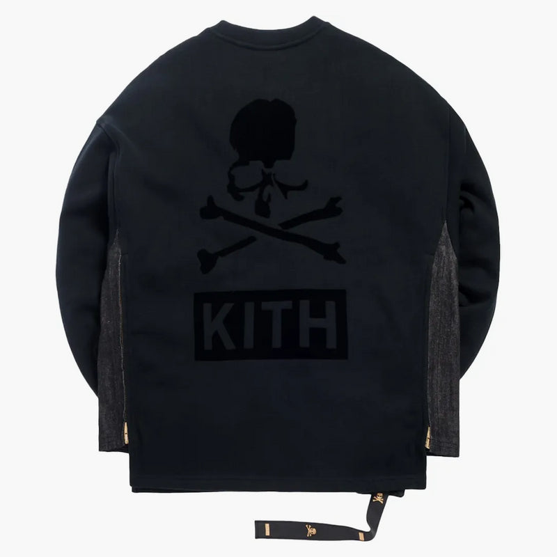 KITH X Mastermind World Crewneck Cargo Black