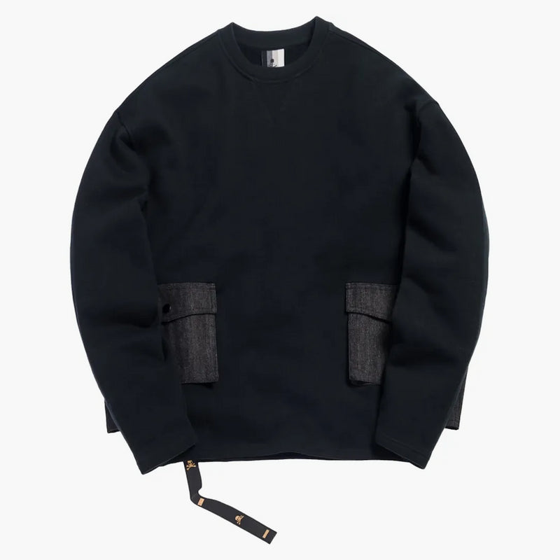 KITH X Mastermind World Crewneck Cargo Black