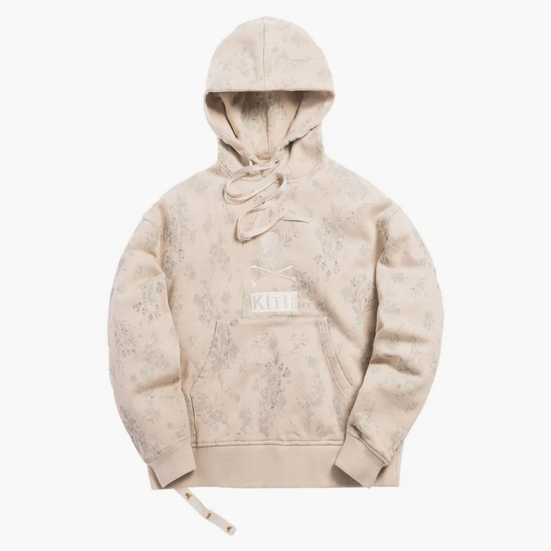 KITH X Mastermind World Fleece Sweater Hoodie Turtle Dove