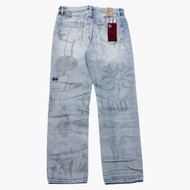 Ksubi x Trippie Redd Anti K Devils Jean Light Blue