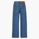 Loewe Anagram Baggy Jeans in Denim Blue