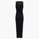 Loewe Anagram Cotton Tank Dress Black