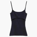 Loewe Anagram Strappy Cotton Top Ocean Blue