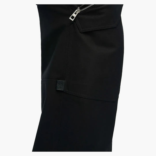 Loewe Cargo Trousers in Cotton Black