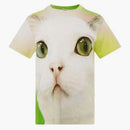 Loewe Cat All-over Print Regular Fit T-Shirt White/Multicolor