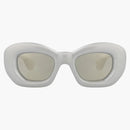 Gafas de sol Loewe Cat Eye Plateado gris (LW40117i-47-20c)