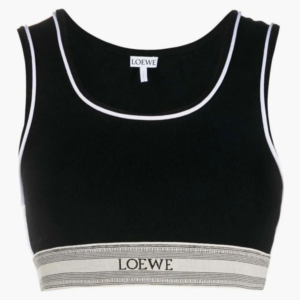 Loewe oříznutá nádrž ve viscose černé