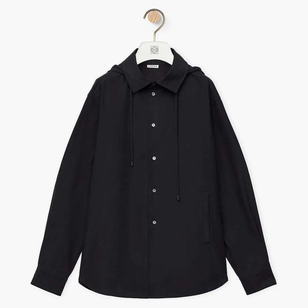 Outhirt Loewe Hooded v bavlněné černé barvě