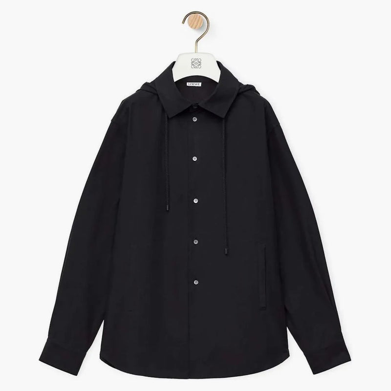 Outhirt Loewe Hooded v bavlněné černé barvě