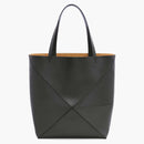 Loewe Large Puzzle Fold Dead in Shiny Calfskin Black