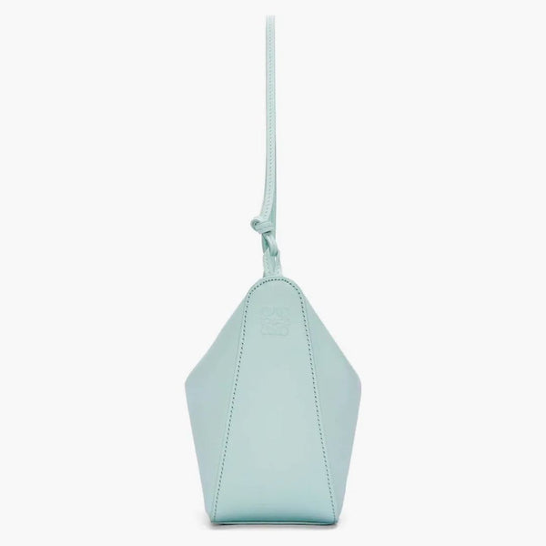 Loewe Mini Hammock Hobo Bag in Classic Calfskin Blue Iceberg