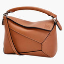 Loewe Mini Puzzle Bag in Classic Calfskin Tan