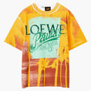 Loewe Palm Print T-Shirt Soft White/Multi