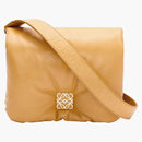 Loewe Puffer Goya Shoulder Bag Camel
