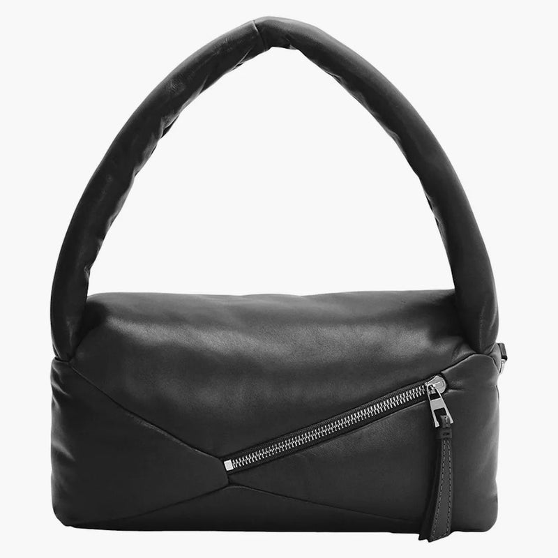 Sacchetto di hobo puzzle di puffer loewele nero