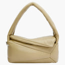 Loewe Puffer Puzzle Hobo Bag Clay Green