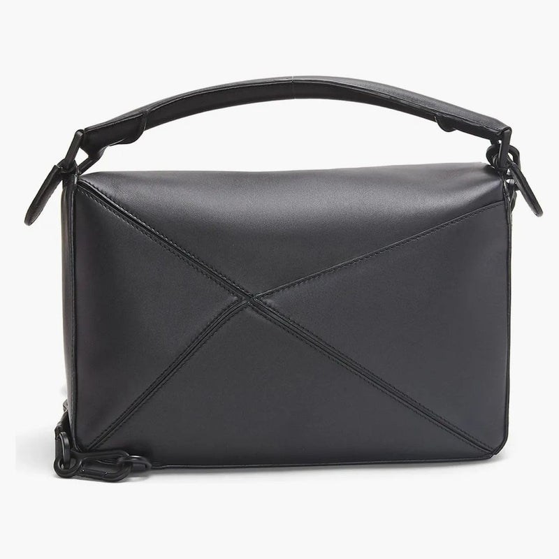 Loewe Puzzle Bag in Satin Calfskin Black